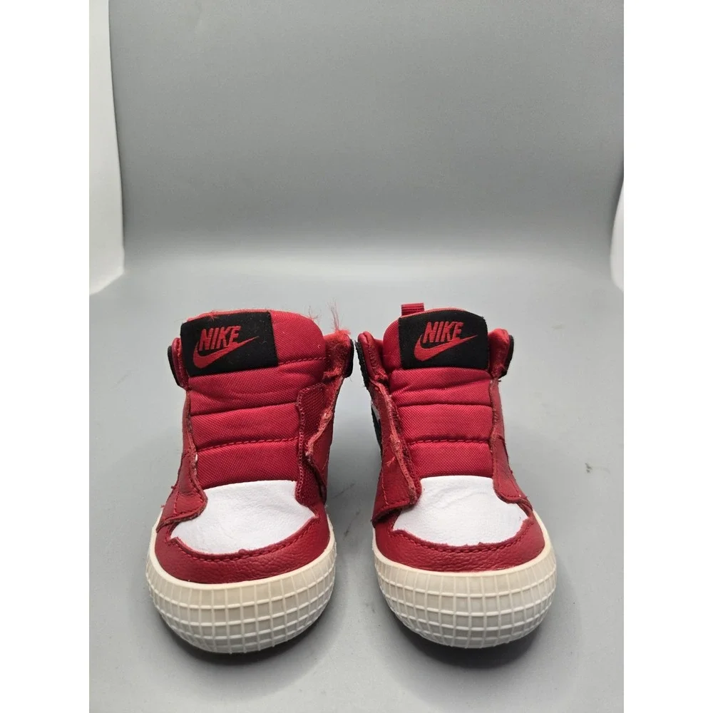 Nike Sky Jordan 1 TD Chicago Red White Black Infant Toddler Shoes Size 3C...